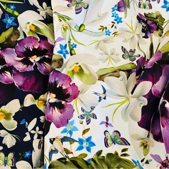 Ted Baker Entangled Enchantment Ziloh Bow Detail Maxi Dress Ted Sz 0 US 2/4 NWOT - Picture 9 of 16